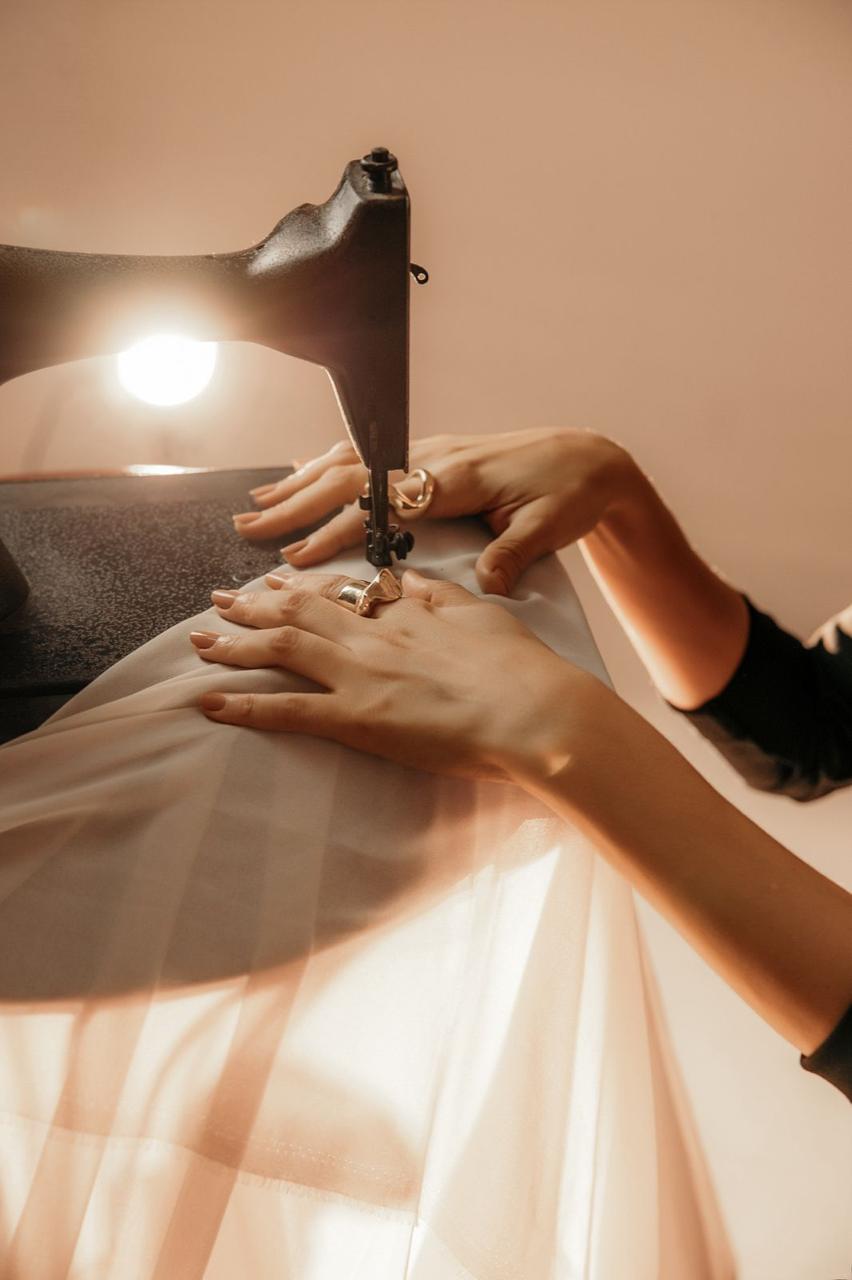 Detalhe de tecido estruturado